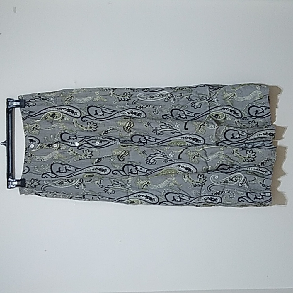 Worthington Vintage Y2K Women's Paisley Print Skirt